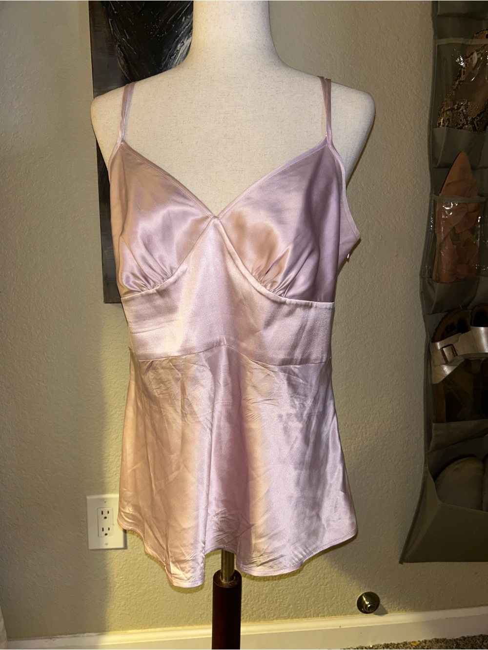 95% Silk Pink Cami Top